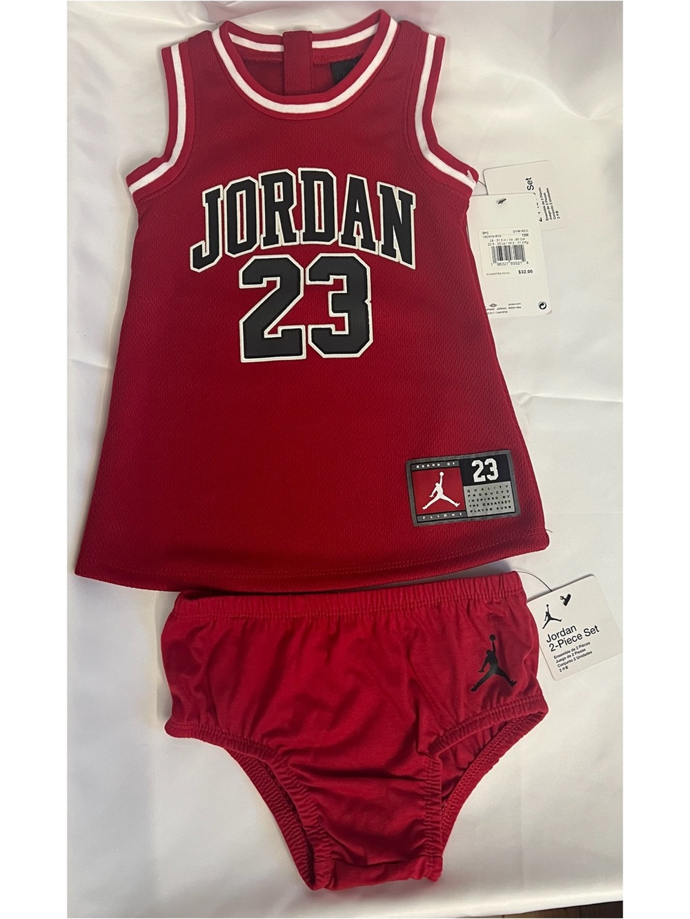 12 month Jordan Baby Girls' 23 Jersey Dress *NWT*